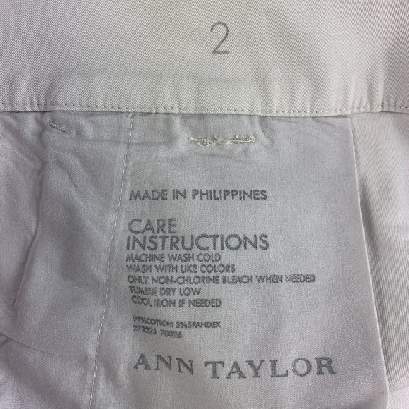 Ann Taylor 2 Bermuda Shorts 32 X 11 Long - Picture 5 of 6